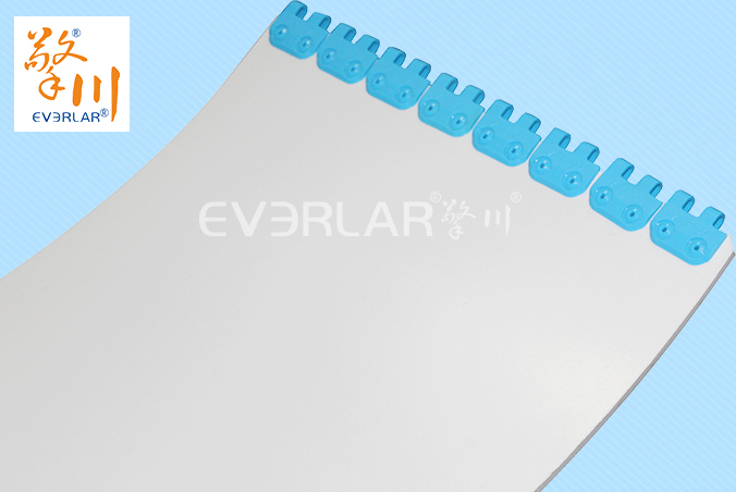 擎川everlar定制白色易潔帶加塑料接口食品輸送帶