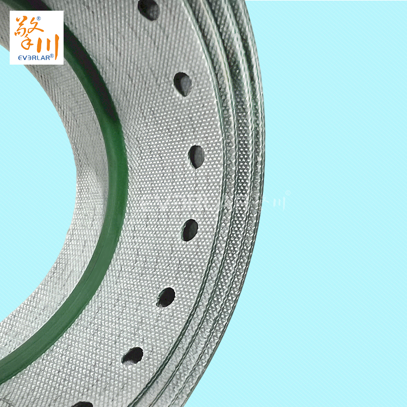 墨綠PU輸送帶加導(dǎo)條打孔耐磨抗腐蝕食品級(jí)包裝封口機(jī)工業(yè)皮帶定制