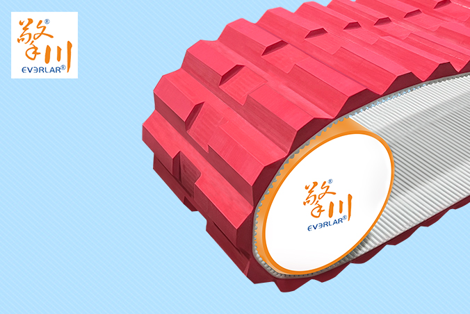 擎川定制PU同步帶加紅膠開槽精準傳動食品包裝生產(chǎn)線聚氨酯傳動帶