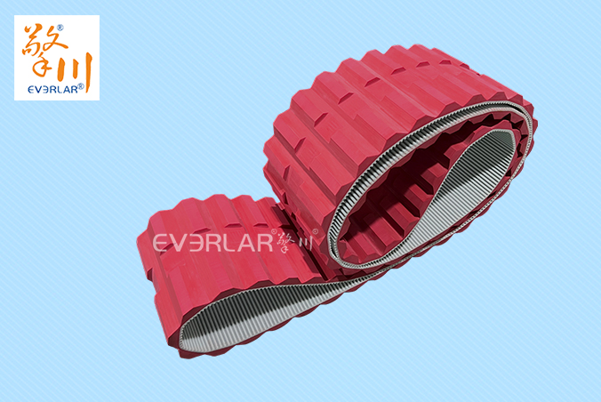 擎川定制PU同步帶加紅膠開(kāi)槽精準(zhǔn)傳動(dòng)食品包裝生產(chǎn)線聚氨酯傳動(dòng)帶