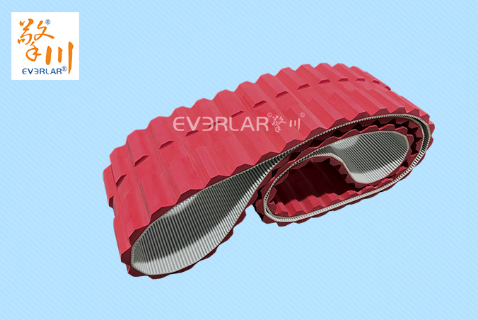 擎川定制PU同步帶加紅膠開(kāi)槽精準(zhǔn)傳動(dòng)食品包裝生產(chǎn)線聚氨酯傳動(dòng)帶