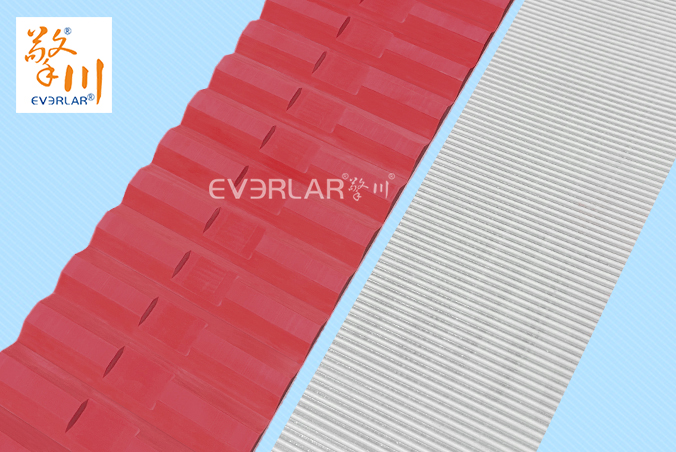 擎川定制PU同步帶加紅膠開(kāi)槽精準(zhǔn)傳動(dòng)食品包裝生產(chǎn)線聚氨酯傳動(dòng)帶