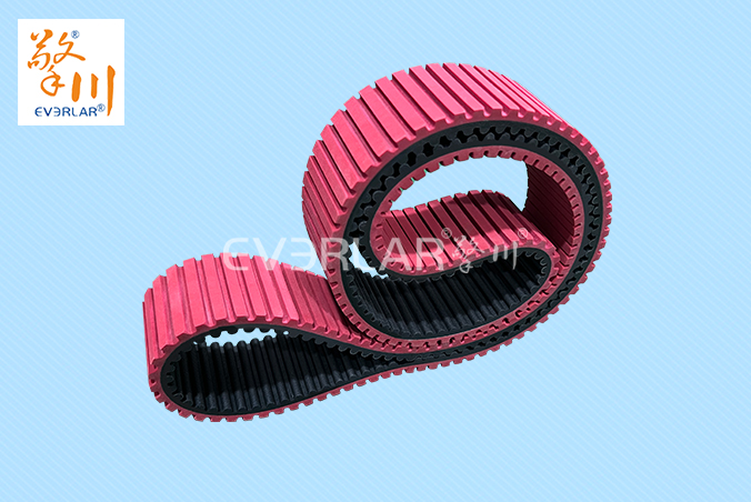 橡膠同步帶加紅膠開槽耐磨防滑汽車零部件自動化生產線傳動帶